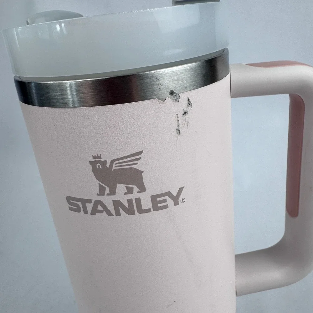 Stanley 30oz Rose Quartx Stainless Steel Tumbler with Handle NO STRAW